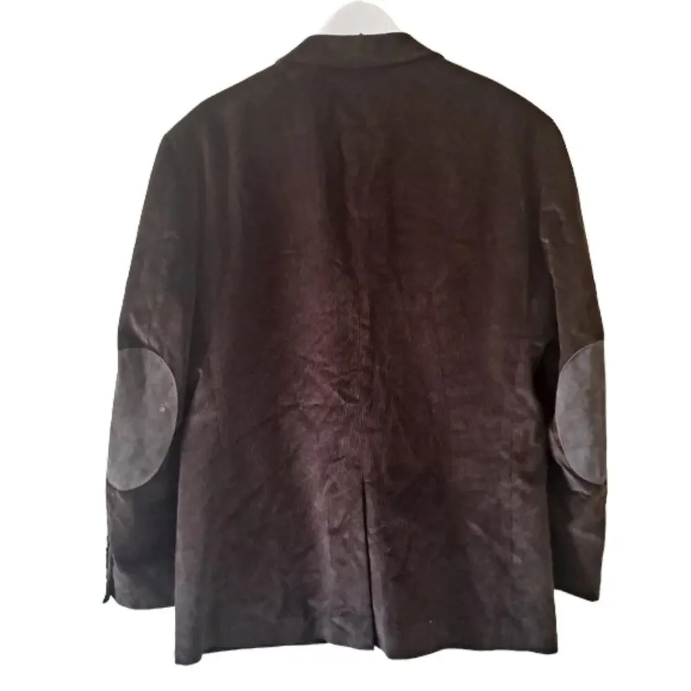 Stafford Brown Corduroy 2-Button Long Sleeve Sports Jacket / Blazer - Size 42S